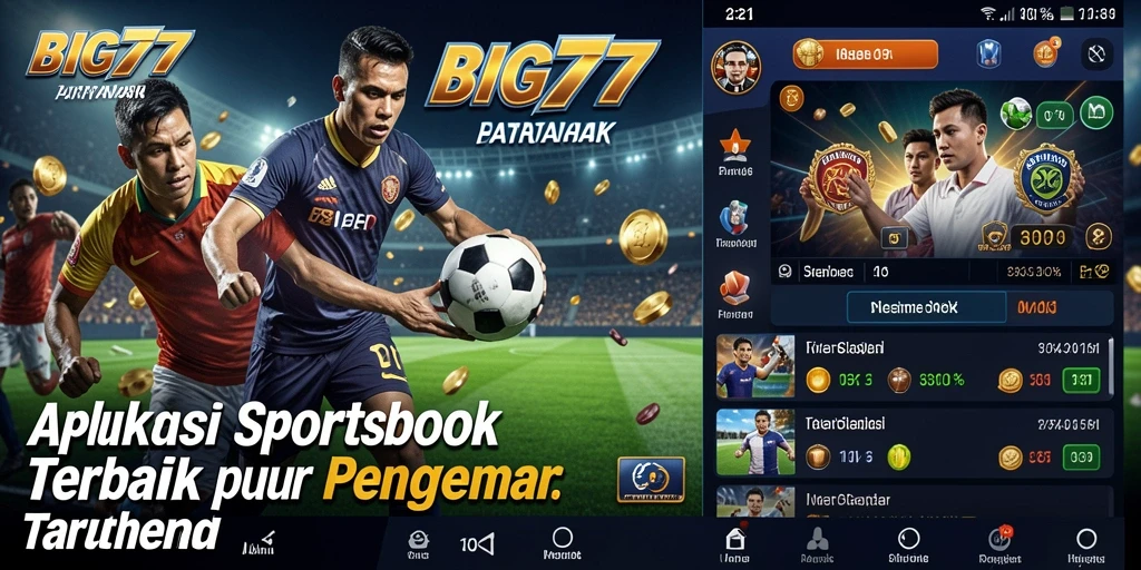 Screenshot gameplay BIG77 menampilkan variasi taruhan olahraga yang menarik.