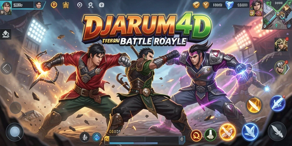 Gameplay seru di DJARUM4D, aksi Battle Royale yang mendebarkan.