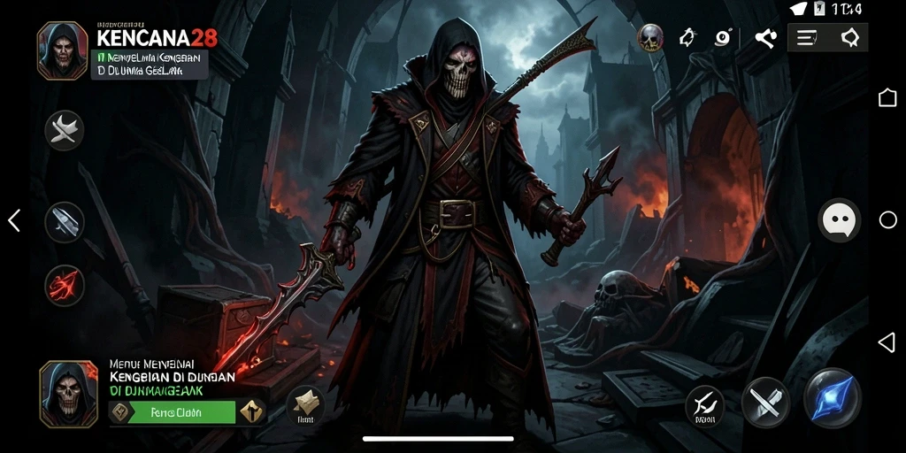 Tampilan menakutkan dalam gameplay KENCANA28 yang penuh ketegangan.