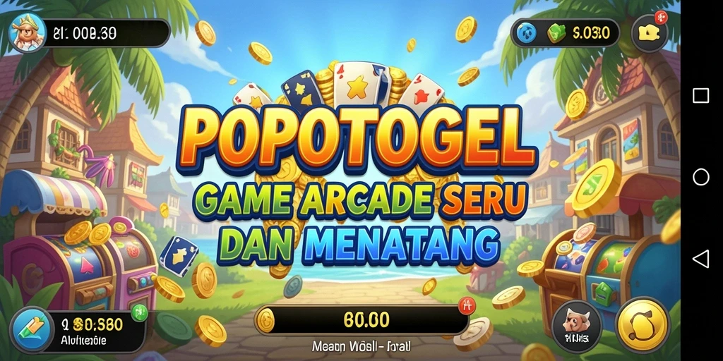 Tampilan menarik dari gameplay seru POPOTOGEL.