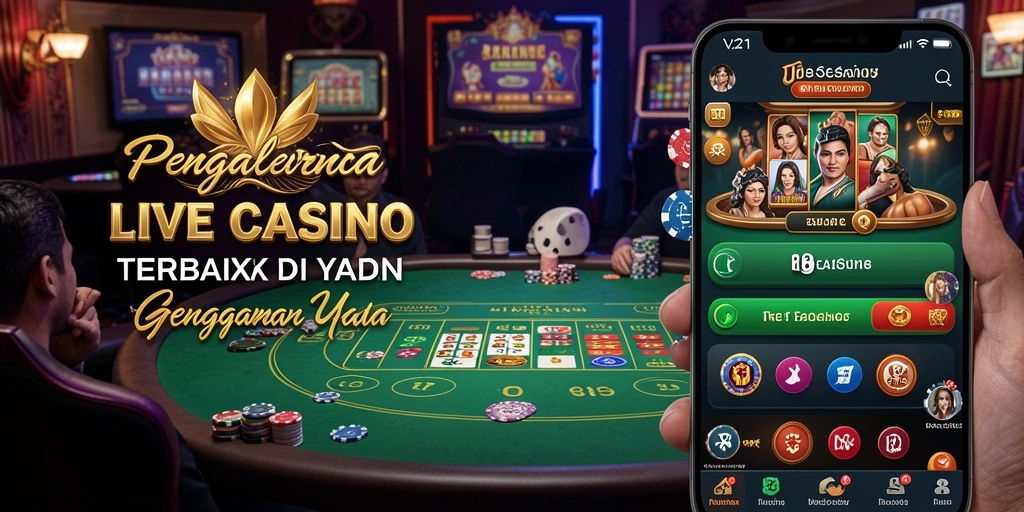 Gameplay Live Casino V21 yang menarik dan interaktif.
