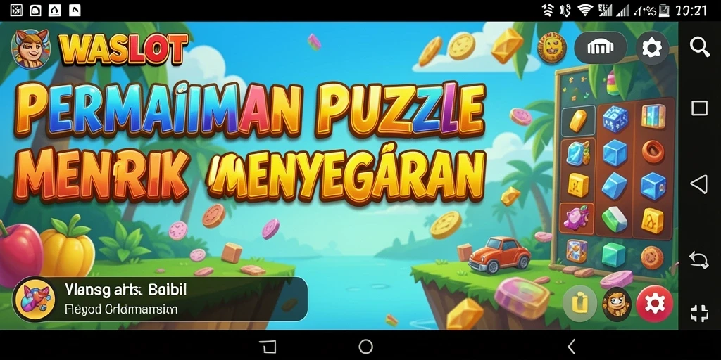 Tangkapan layar gameplay WASLOT menunjukkan beragam teka-teki yang menantang.